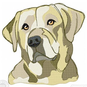 Cute Dog Embroidery Design, Beautiful old labrador Dog Motive, Patterns for Machine embroidery design, pes, hus, dst, INSTANT DOWNLOAD