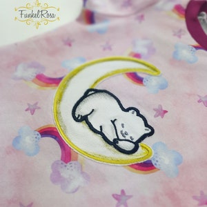 Polar Bear Embroidery Design, Polar Bear Application Motif, Pattern for Machine embroidery design, pes, hus, dst, exp etc. INSTANT DOWNLOAD