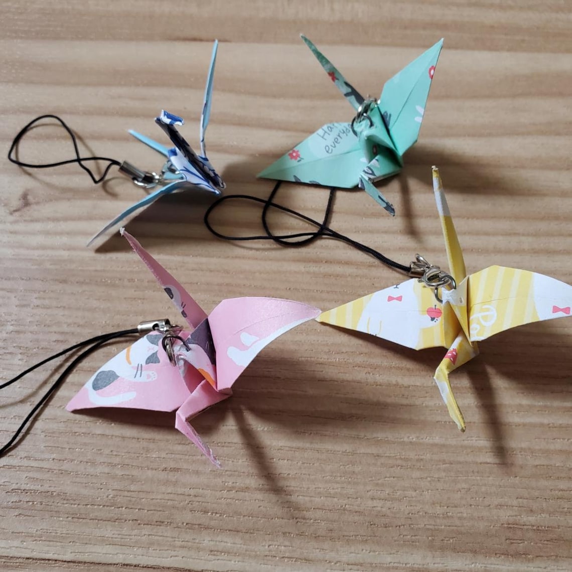 Origami Lesezeichen und Kranich Schlüsselanhänger Süße Etsy