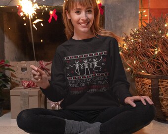 emo ugly christmas sweater