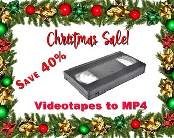 Videotape to MP4 Premium Service