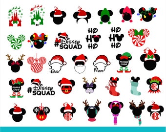 Download Disney Christmas Svg Etsy PSD Mockup Templates