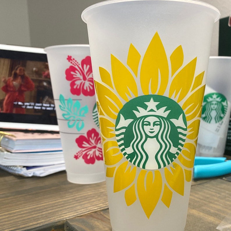 Download Sunflower Starbucks Svg Leaf Flower Floral Starbucks Svg ...