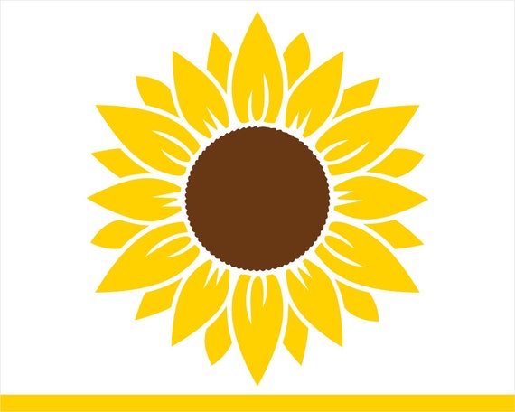 Download Sunflower Svg Flower Svg Files For Cricut Digital Download ...