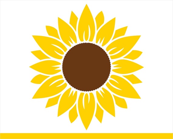 Download Sunflower Svg Flower Svg Files For Cricut Digital Download ...