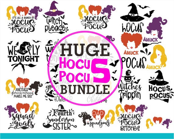 Download Halloween Hocus Pocus Svg Bundle Halloween Svg Bundle Etsy 3D SVG Files Ideas | SVG, Paper Crafts, SVG File