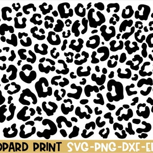 Leopard Svg Etsy