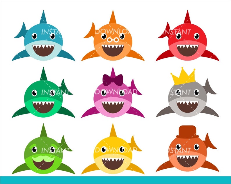 Free Free 65 Baby Shark Daddy Shark Svg SVG PNG EPS DXF File