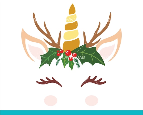 Free Unicorn Reindeer Svg 468 SVG PNG EPS DXF File