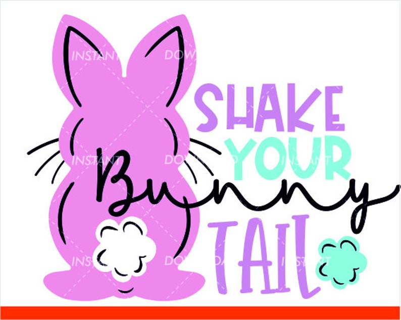 Download Shake Your Bunny Tail Svg Easter Bunny Svg Cotton Tail Svg ...