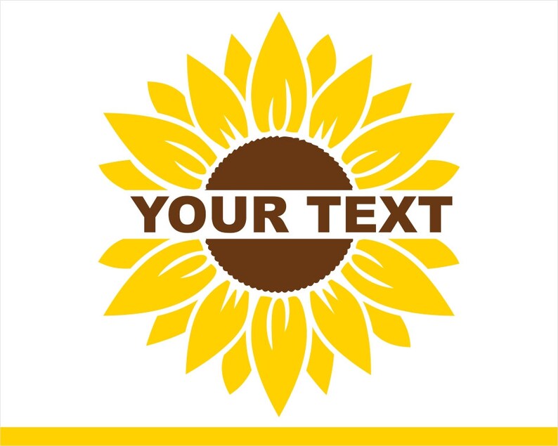 Download Sunflower SvgFlower Svg Sunflower Stamp Sunflower Stencil ...