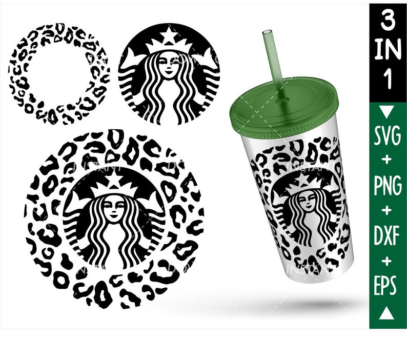 Download Leopard Starbucks Coffee Logo SvgAnimal Print Starbucks | Etsy