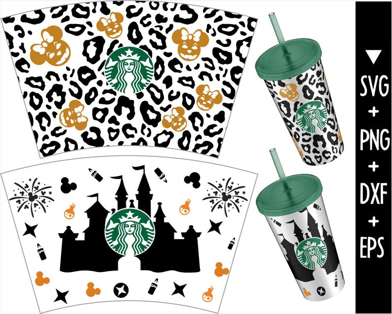 Download Disney Starbucks Full Wrap for Venti Cold Cup SvgMinnie ...