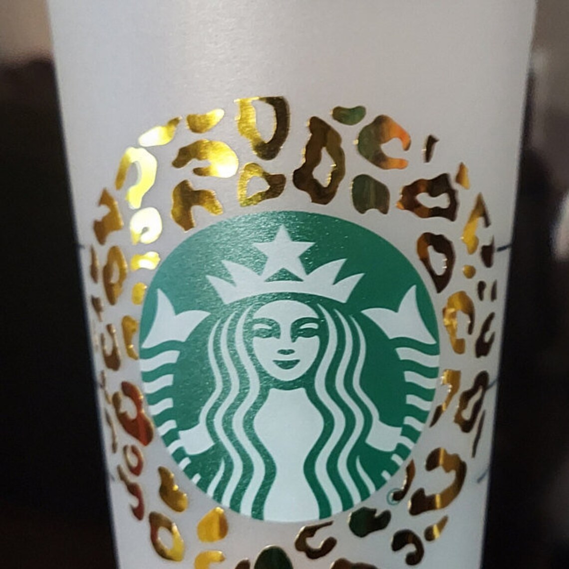 leopard starbucks coffee logo svganimal print starbucks etsy