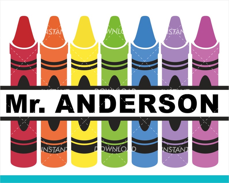 Download Crayon Split Monogram SVG / Crayons SVG / Crayon Svg ...