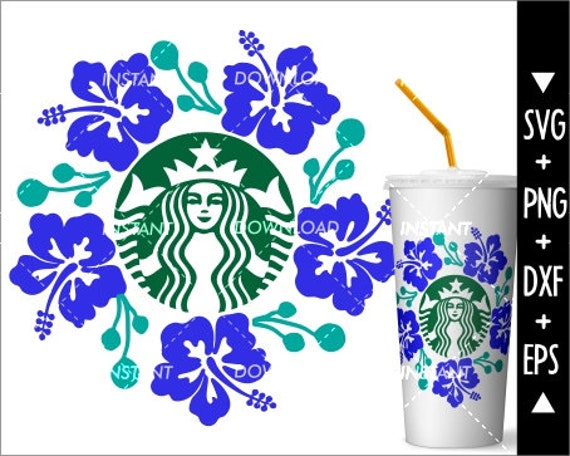 Download Hibiscus Starbucks Svgframe Hibiscus Svghibiscus Etsy PSD Mockup Templates