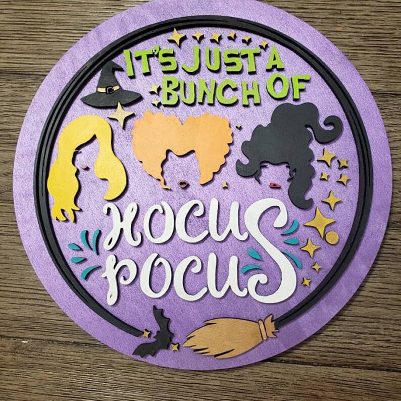 Its just a bunch of Hocus Pocus SVG Sanderson Sisters Etsy