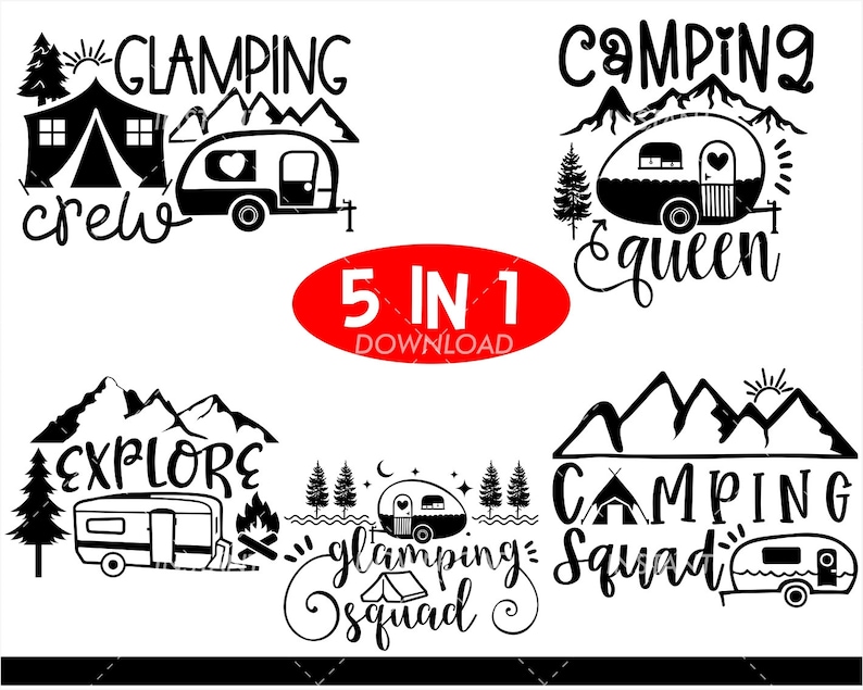 Free Free 319 Camping Queen Svg SVG PNG EPS DXF File