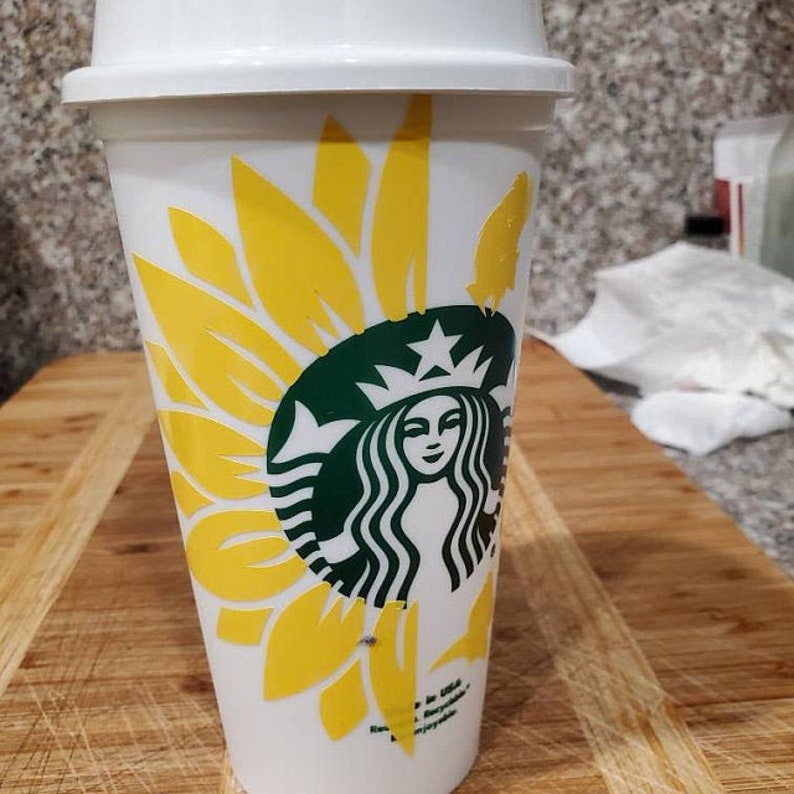 Download Sunflower Svg Starbucks Cup Free - Layered SVG Cut File ...