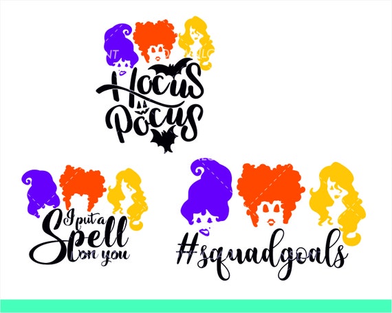 Download Hocus Pocus Svg Sanderson Sisters Svg Halloween Dxf I Etsy PSD Mockup Templates
