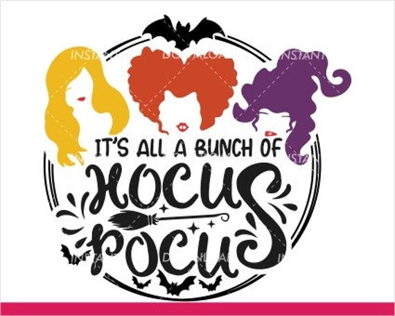 Hocus Pocus Svg Sanderson Sisters Svg Witches Hair Cute Etsy