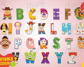 toy story alphabet letters