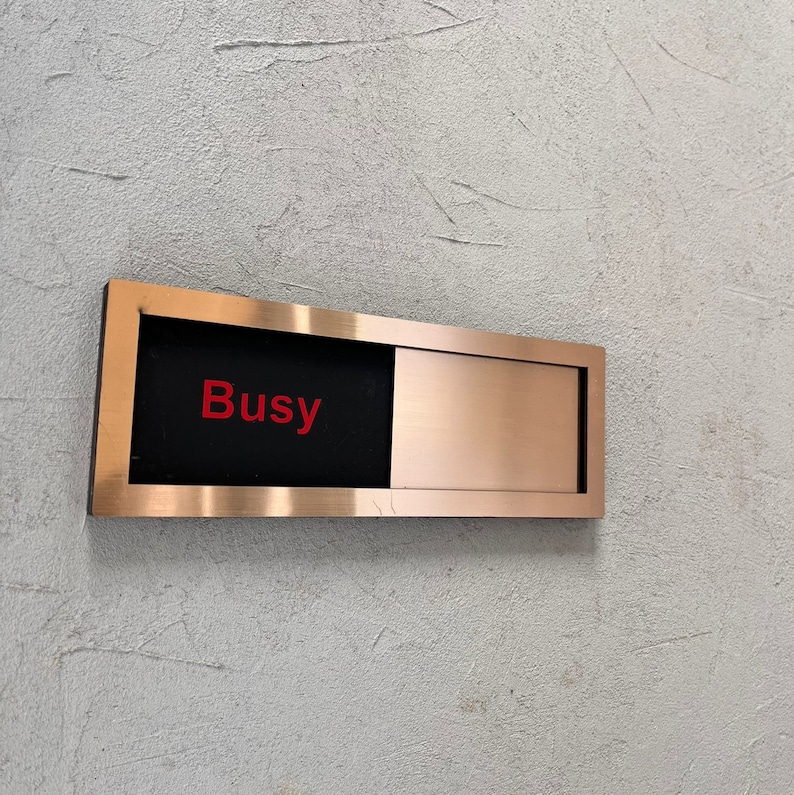 Can Be Moved Custom Busy - Available, Conference Room Door Sign ...