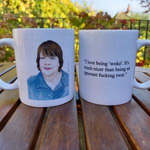 Kathy Burke woke mug