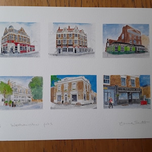 Walthamstow pubs print