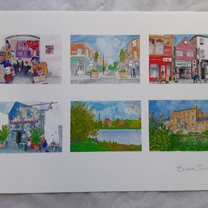 Customised Walthamstow A4 print