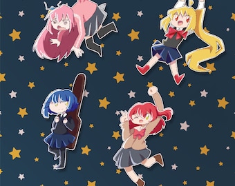 Dijes acrílicos de Bocchi the Rock