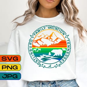 Gatlinburg Tennessee Family Vacation, Tennessee Family Vacation, Matching Family Vacation Design, svg, png, jpg digital download