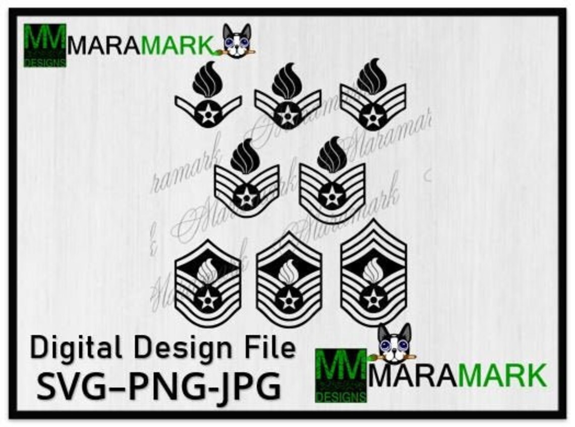 Air Force Ammo Stripes Decal Svg Png Jpg Digital Download Etsy