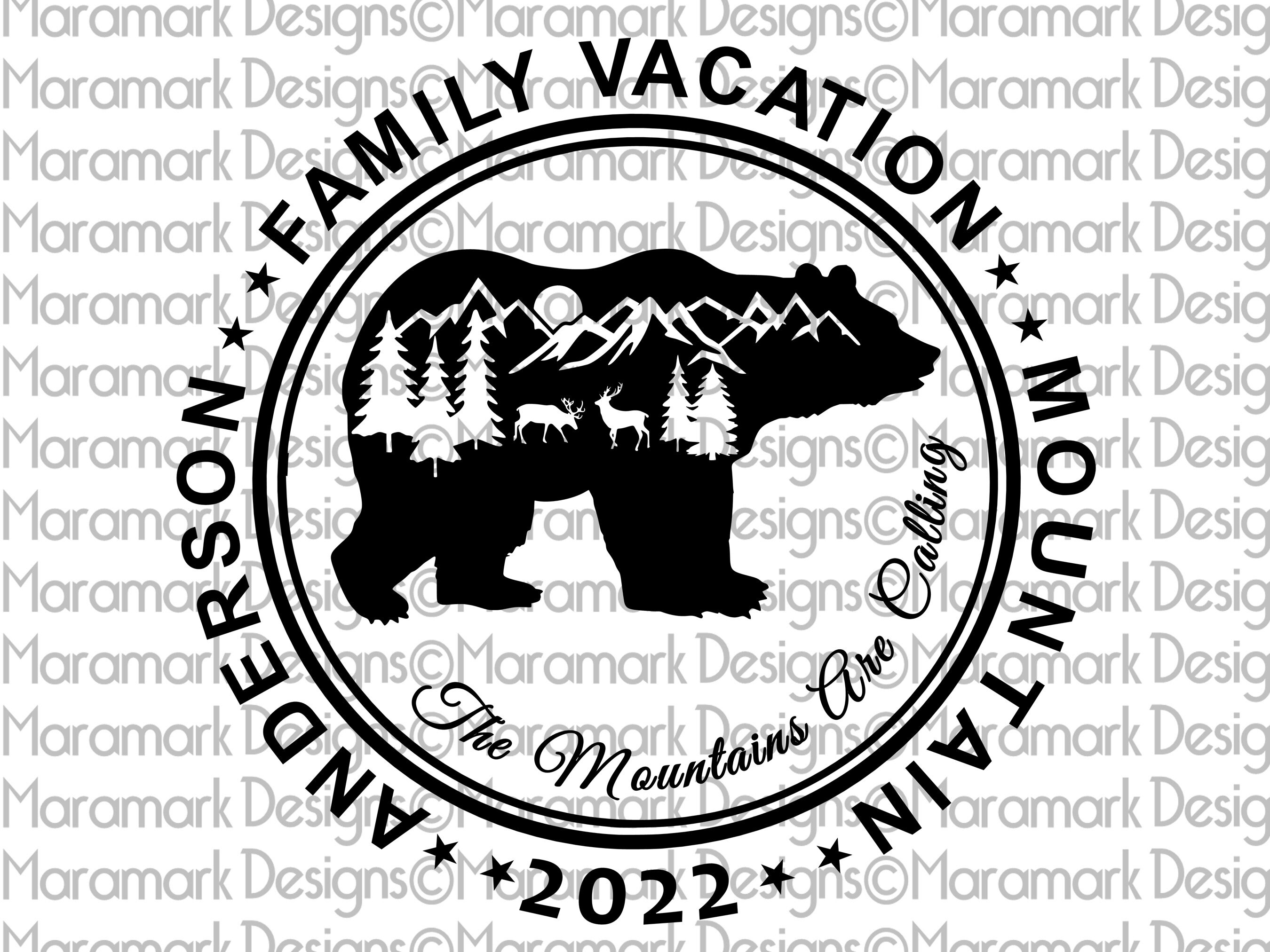 Anderson Mountain Family Vacation the Mountains Family Etsy