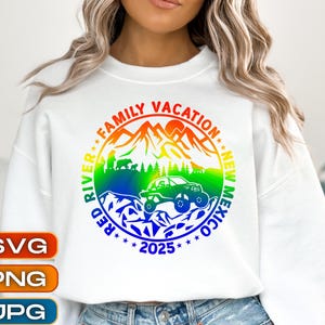 RIVIÈRE ROUGE 2025, Nouveau-Mexique vacances en famille, vacances en famille, VTT vacances en famille, vacances à la montagne, svg, png, jpg