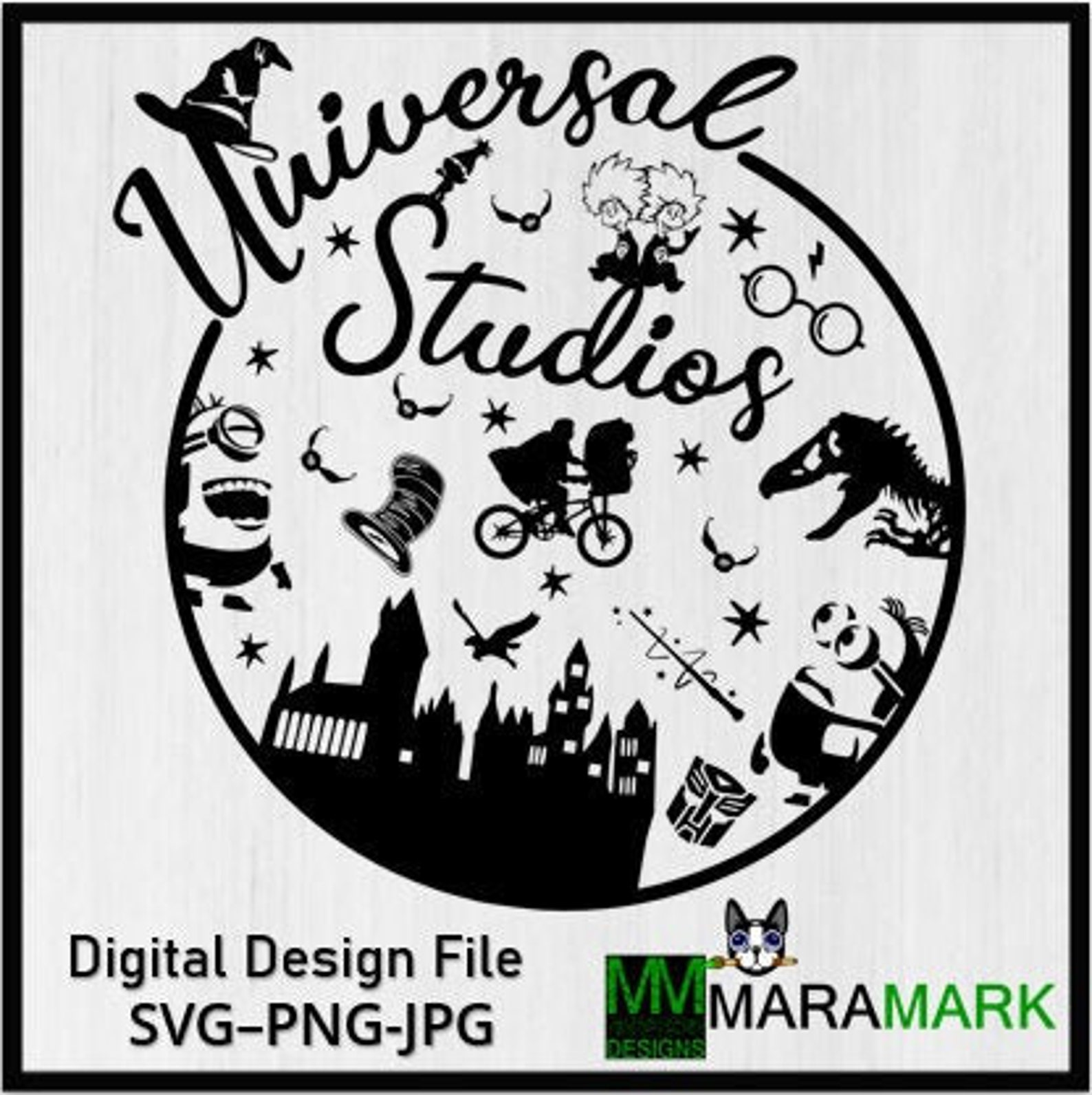 Universal Studios Inspired svg png jpg digital download file | Etsy