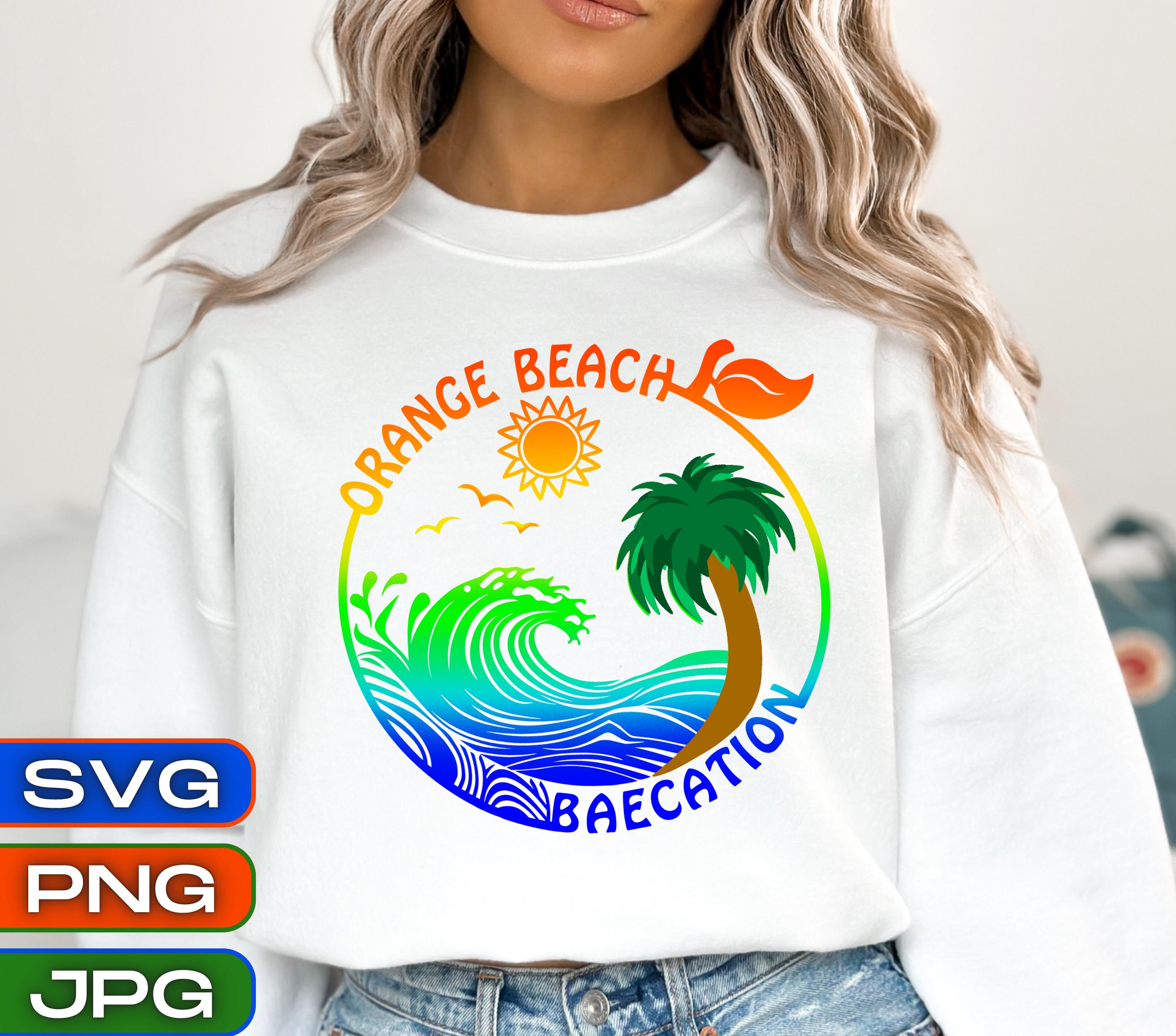 Orange Beach Beacation Design: Alabama Vacation SVG, PNG, JPG (Digital Download)