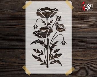 Download Flower Stencil Svg Etsy 3D SVG Files Ideas | SVG, Paper Crafts, SVG File
