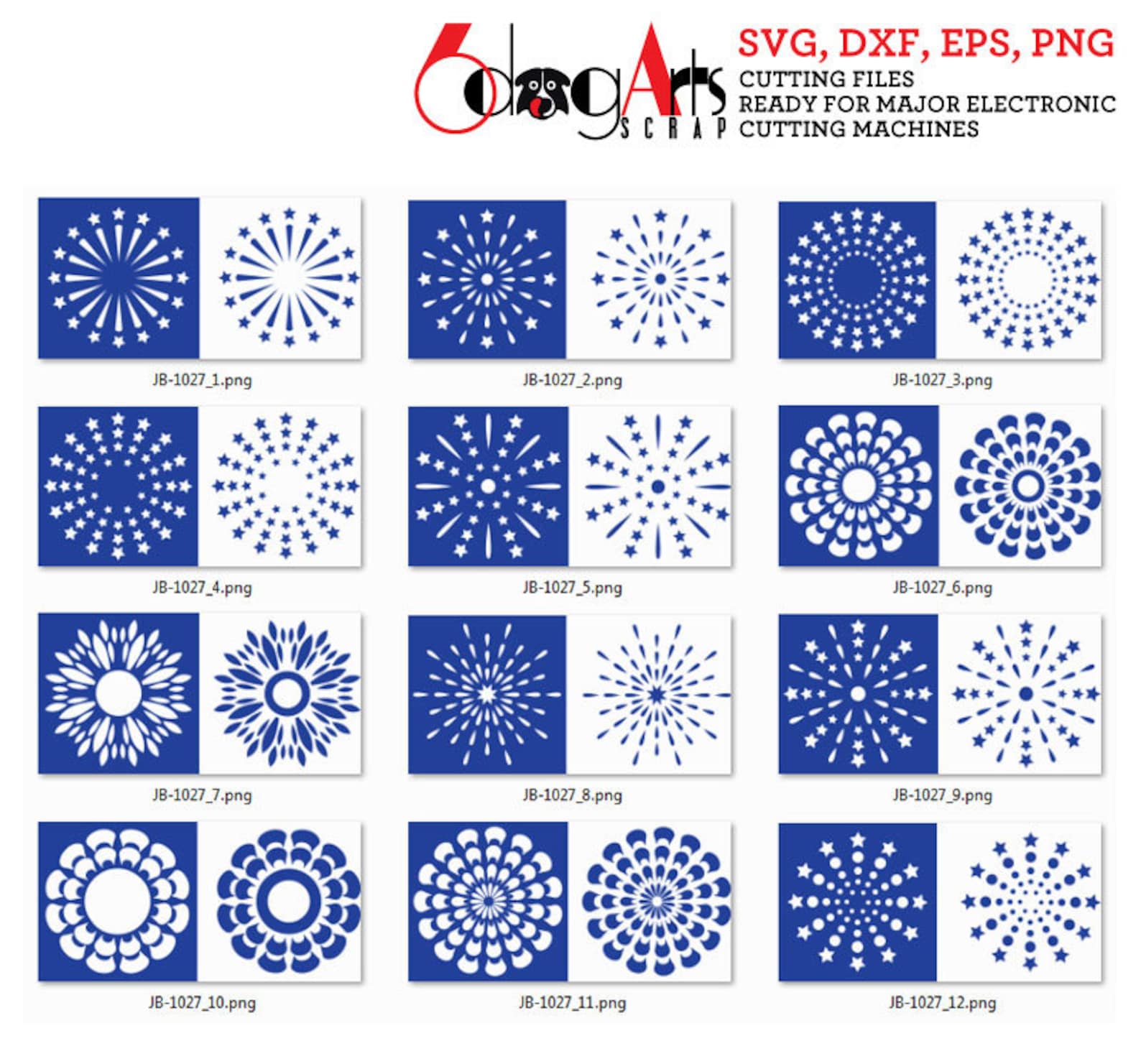 12 Digital Stencils SVG DXF Cut Files Pattern Template Craft Supply ...