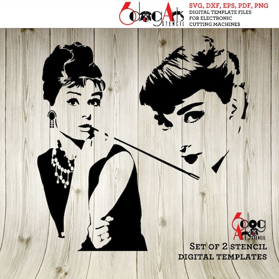 Audrey Hepburn Stencils audrey-hepburn-stencils