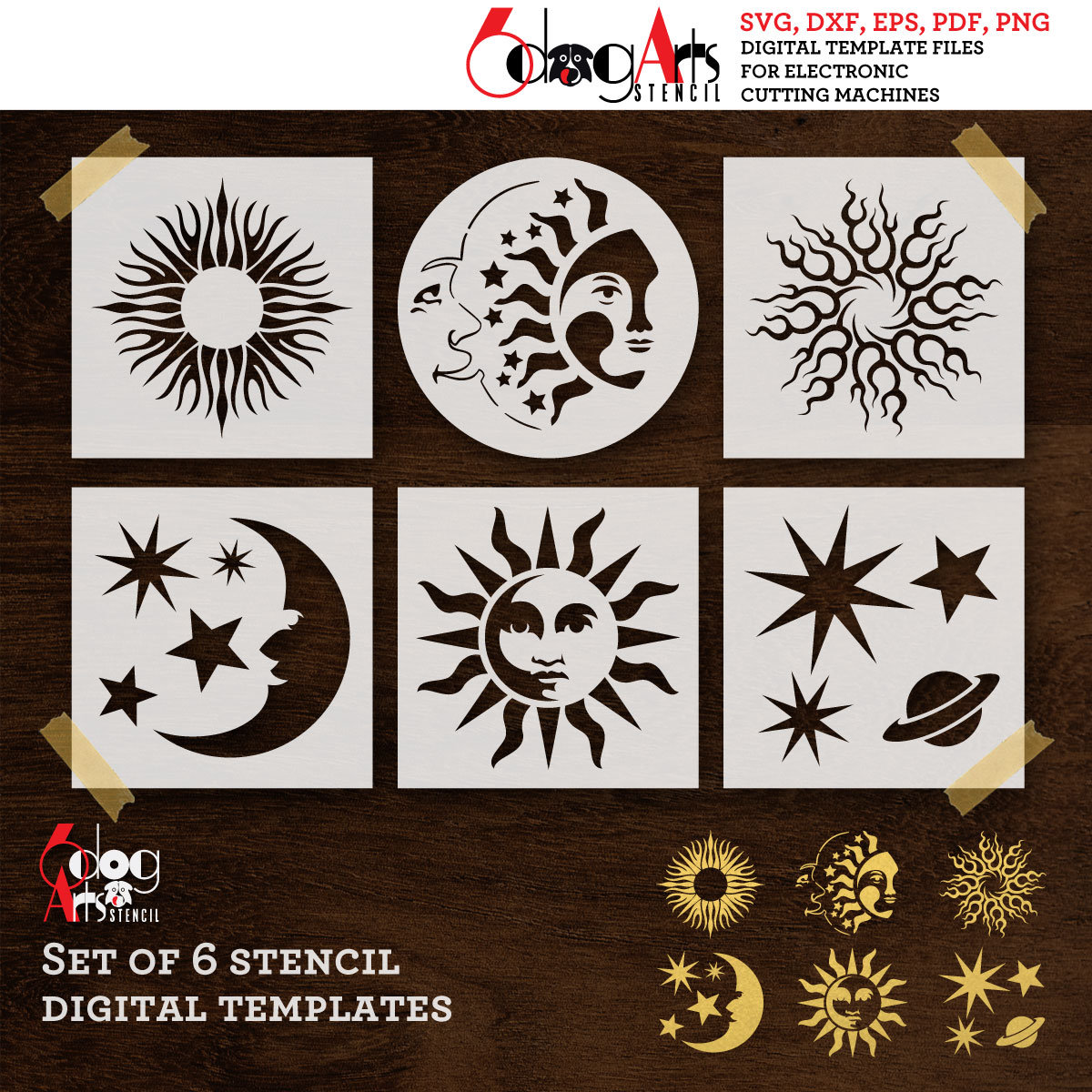 6 Celestial, Tribal Sun and Moon Stencil Digital Templates SVG DXF Vector Files Diy Cutting Cricut Glowforge Instant Download JS-129 - Etsy 6-celestial-tribal-sun-and-moon-stencil-digital-templates-svg-dxf-vector-files-diy-cutting-cricut-glowforge-instant-download-js-129-etsy