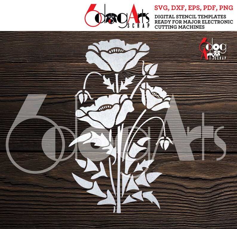 Free Free 185 Poppy Flower Outline Svg SVG PNG EPS DXF File