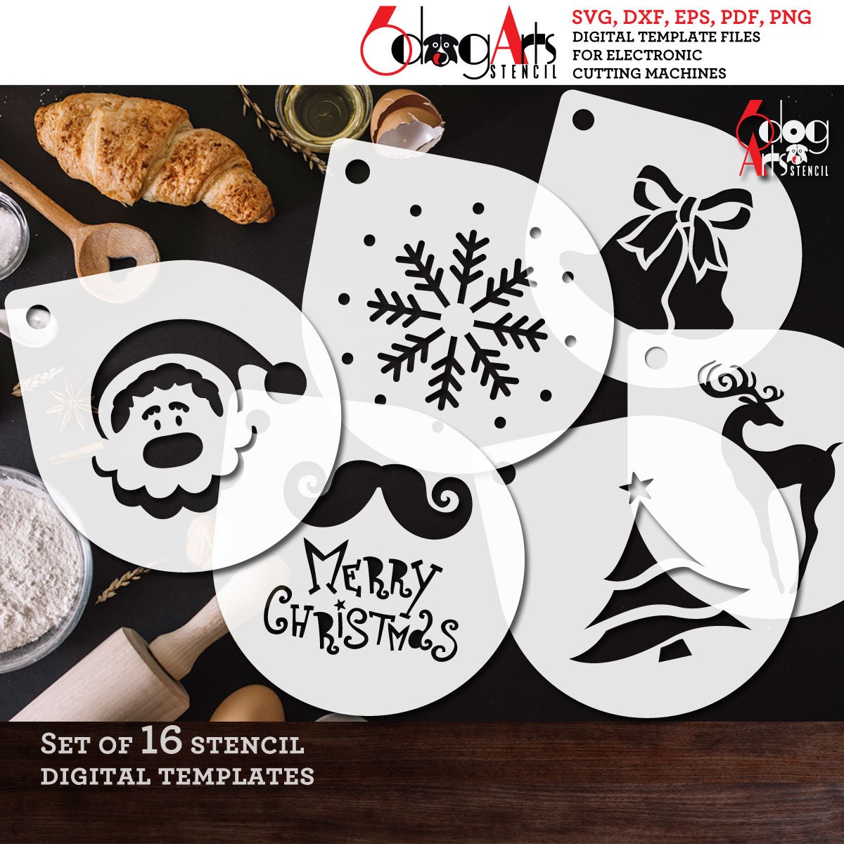 Custom Stencils for Cookies and Cakes - Laser Cut on Demand – Art Is In  Cakes, Bakery Supply