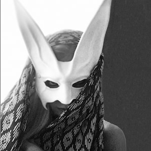 White Rabbit Mask by Maskelle Halloween Adult Costumes Masks sexy & stylish masquerade animal Alice