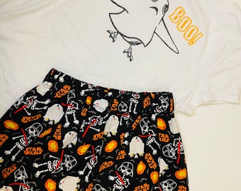 Star Wars Halloween Porg Skirt and Shirt Set