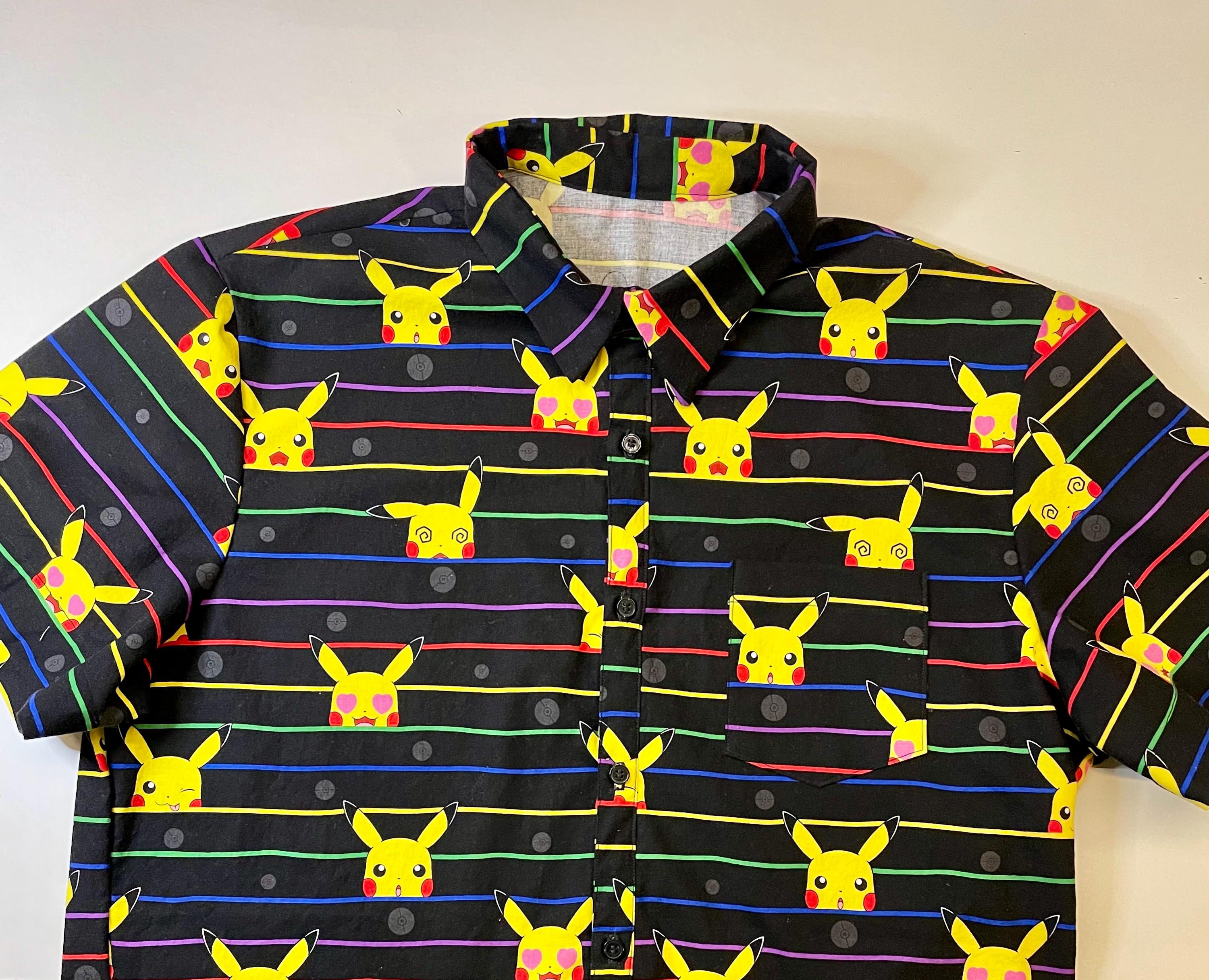 Pikachu Button Up