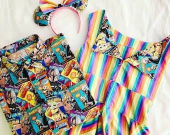 The Mandalorian Button Up Shirt | Disney's Mandalorian | Pedro Pascal