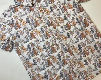 Boys Disney Button Up Shirt Peter Pan Shirt Lost Boys Shirt