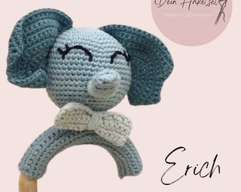 Crochet pattern handrim/rattle - Erich
