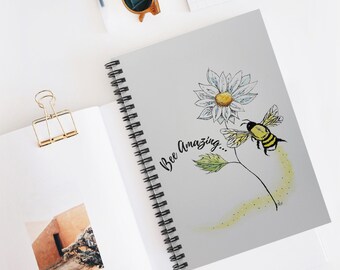 Bee Amazing Spiral Notebook - Ruled Line